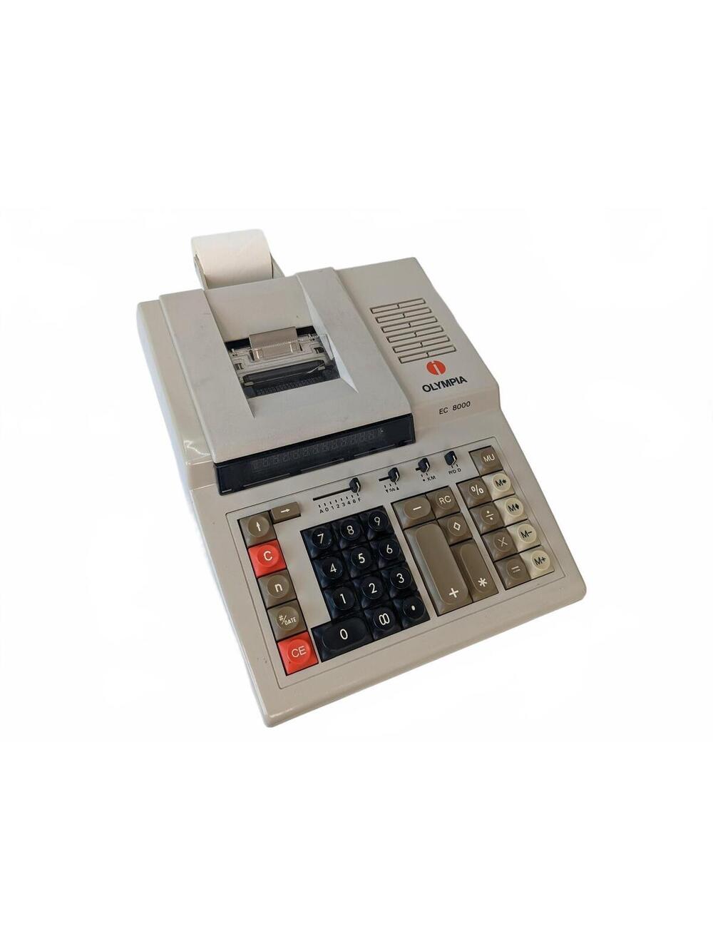 Olympia EC 8000 Printing Calculator Japan | Vintage Desktop Tape Calculator